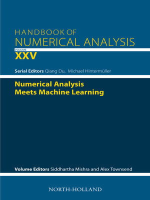 cover image of Numerical Analysis meets Machine Learning